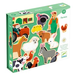 Aimants en bois Djeco Fermix