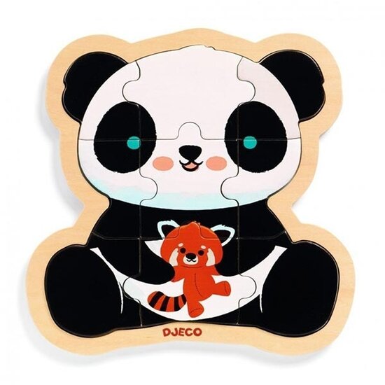 Djeco Djeco puzzle panda 9 pièces