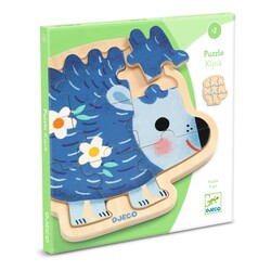 Djeco puzzle hérisson Kipic 9 pièces