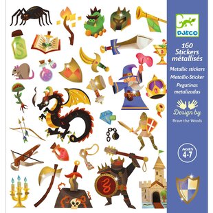 Djeco stickers Moyen Âge 160 piéces