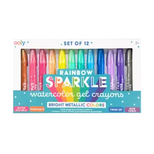 Crayons à gel métallisé Ooly Rainbow Sparkle 12pcs