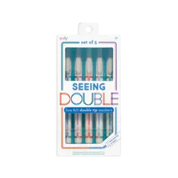 Marqueurs à double pointe Ooly Seeing Double 5pcs