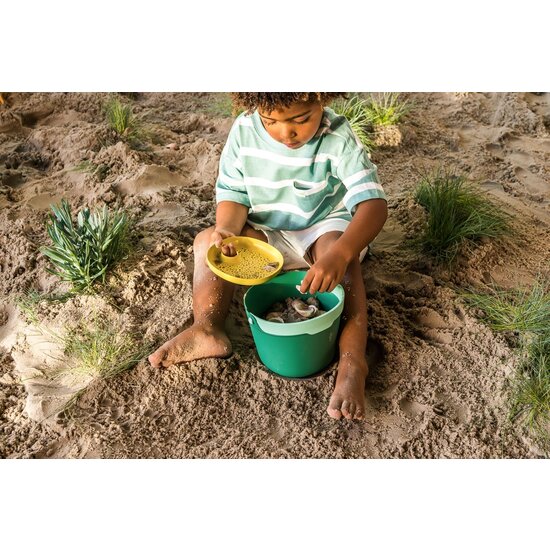 Quut Seau avec passoire Quut Bucki Garden Green