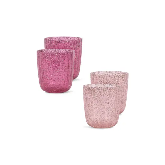 Konges Slojd Konges Slojd | Tasse pailletée 4 rose Sparkling Pink Mix
