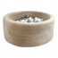 Moje Moje | Piscine à balles Teddy - Beige 90 x 40 cm + balles