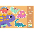 Djeco Djeco | Puzzle Duo Dinos - 10 pièces