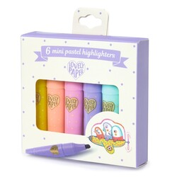 Djeco mini surligneurs pastel 6pcs