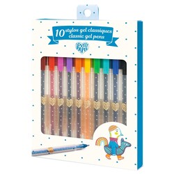 Stylos gel Djeco - lot de 10