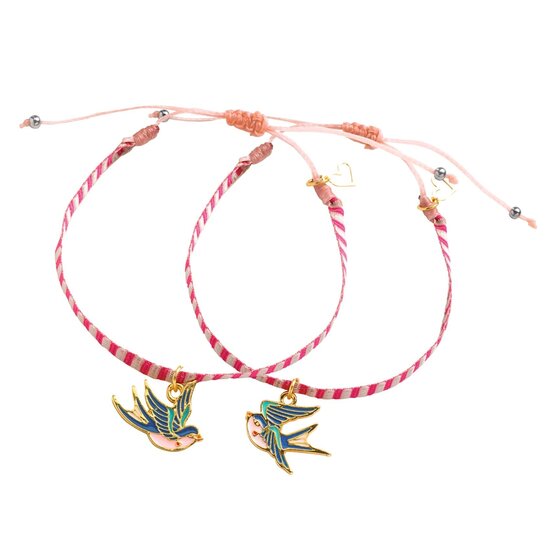 Djeco Bijoux duo bracelets Bird Ribbons - Djeco