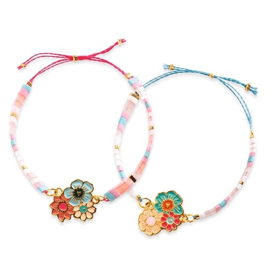 Djeco Bijoux duo bracelets Tila and Flowers - Djeco
