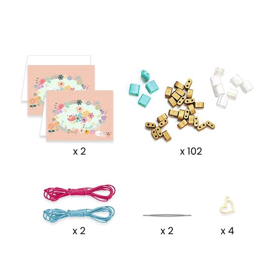 Djeco Bijoux duo bracelets Tila and Flowers - Djeco