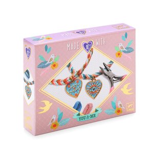 Bijoux duo bracelets Friendship and Hearts - Djeco