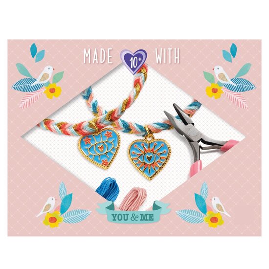 Djeco Bijoux duo bracelets Friendship and Hearts - Djeco