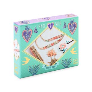 Bijoux duo bracelets Miyuki and Hearts - Djeco