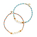 Djeco Bijoux duo bracelets Letter Threading - Djeco