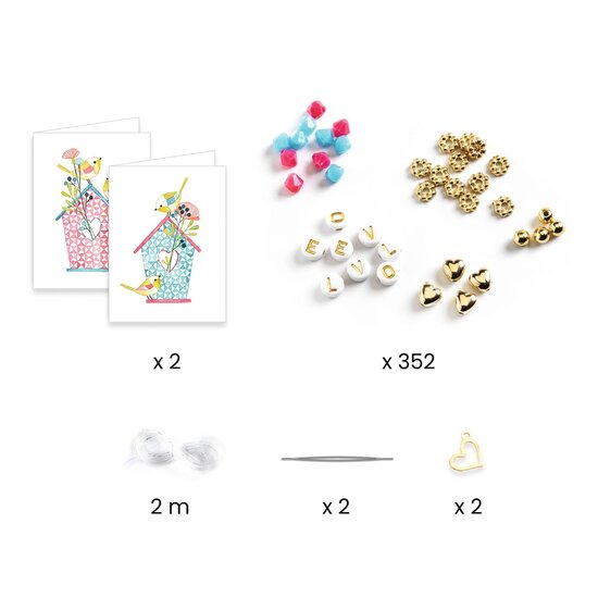 Djeco Bijoux duo bracelets Letter Threading - Djeco