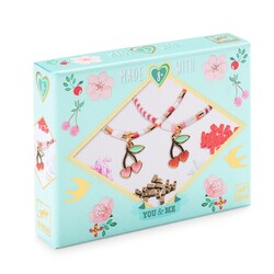 Bijoux duo bracelets Tila and Cherries - Djeco