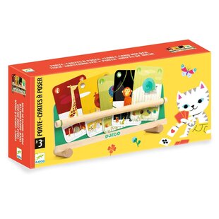 Porte-cartes à poser en bois - Djeco