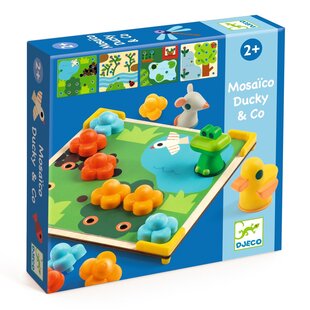 Puzzle mosaïque Djeco Mosaïco Ducky & Co