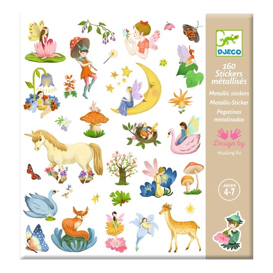 Djeco Djeco stickers fantaisie 160 piéces