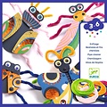 Djeco Kit de bricolage Djeco Enfiler - Animaux Chenille