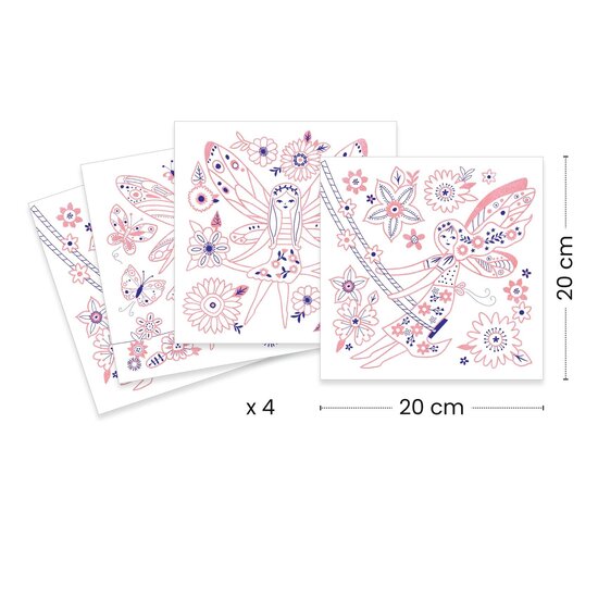 Djeco Djeco | Coloriage scintillant Petites ailes