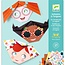 Djeco Djeco | Feuilles de papier pour origami Visages rigolos