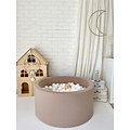 Moje Moje | Piscine à balles en coton - Beige 90x40 cm + Bälle
