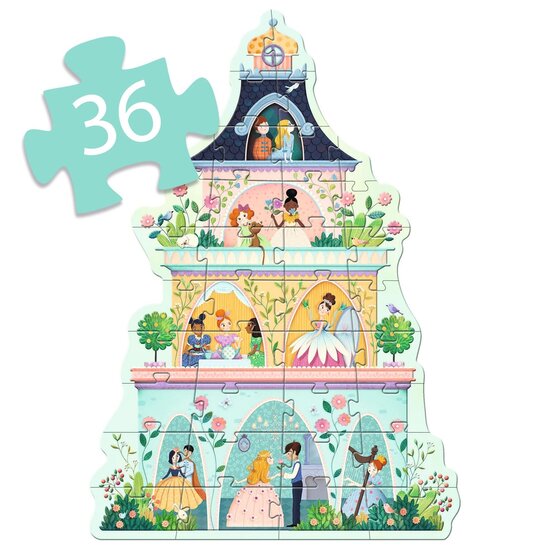 Djeco Djeco puzzle La tour des princesses - 36 pièces