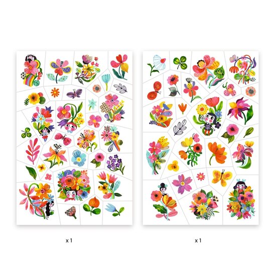 Djeco Tatouages Aqua Flor - Djeco