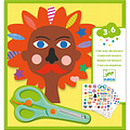 Djeco Créer avec des stickers coiffeur - Djeco
