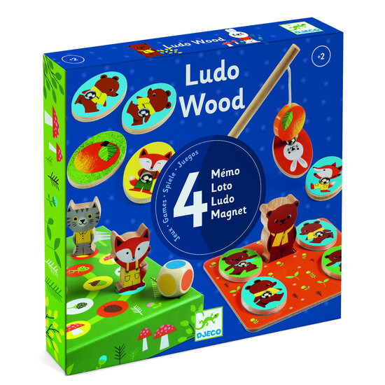 Djeco Djeco Ludo Wood jeux de société +2 ans