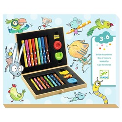 Djeco boîte de couleurs 22 pièces