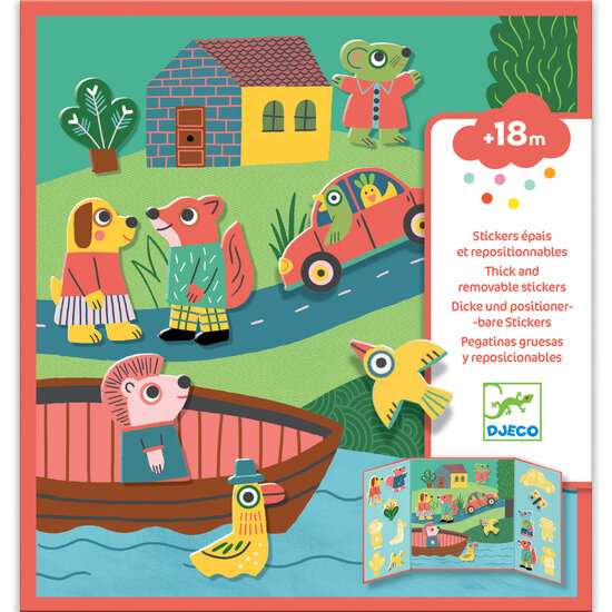 Djeco Djeco livre gommettes Les animaux