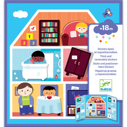 Djeco livre gommettes La maison