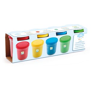 Djeco pâte à modeler 4 pots de couleurs classiques