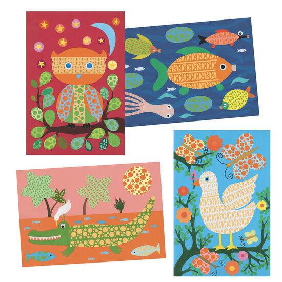 Djeco Peinture à l'éponge Djeco Oh, c'est magique