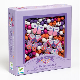 Djeco perles en bois - Butterflies