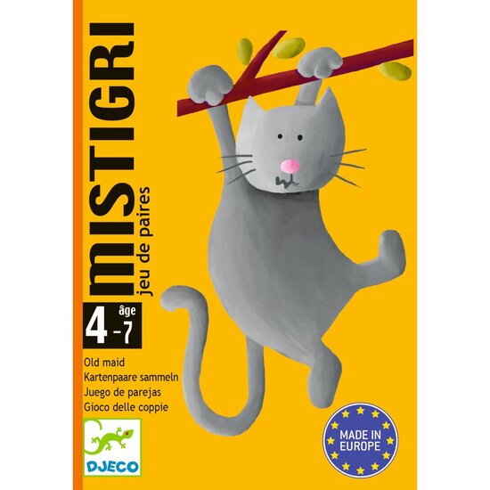 Djeco Jeu de cartes Mistigri - jeu de paires - Djeco