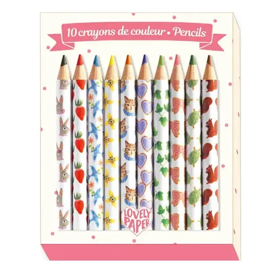 Djeco Djeco | Crayons de couleur Mini Aïko