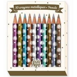 Djeco | Crayons de couleur Mini Metallic Chichi