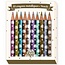 Djeco Djeco | Crayons de couleur Mini Metallic Chichi