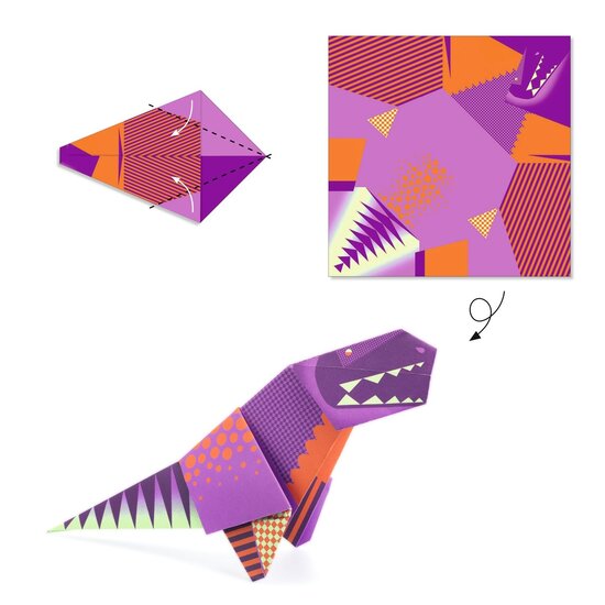 Djeco Origami facile dinosaures - Djeco