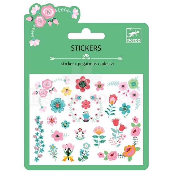 Djeco Djeco | Stickers glitter small flowers