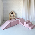 Moje Moje | Cotton 4 Elements + Piscine à balles - Rose 65 x 35 x 30 cm + 100 balles
