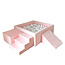 Moje Moje | Velours doux 3 éléments + piscine à balles 106 x 106 x 40 cm + 400 balles - rose clair