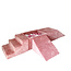 Moje Moje | Velours doux 4 éléments + piscine à balles 65 x 35 x 30 cm + 100 balles- Rose foncé