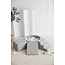 Moje Moje | Bouclé 3 éléments + piscine à balles 90 x 30 cm + 200 balles - Gris