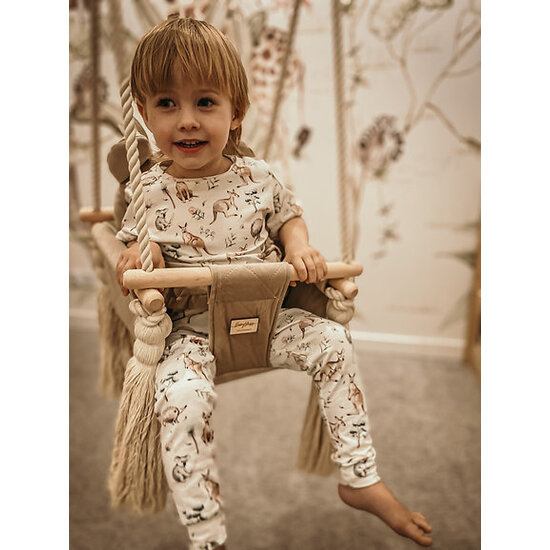 Baby Steps Baby Steps | Balançoire en Velours Beige