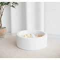 Moje Moje | Piscine à balles Bouclé - Blanc 90x30 cm + Balles